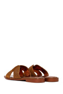 Woman Bronze Metallic Slipper | Derimod