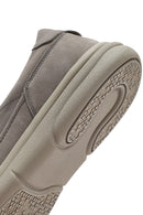 Erkek Gri Nubuk Deri Comfort Loafer | Derimod