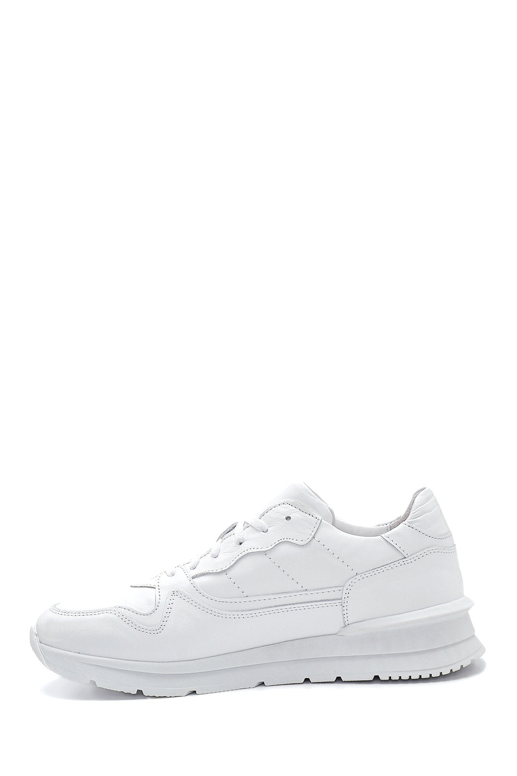 Erkek Beyaz Deri Sneaker