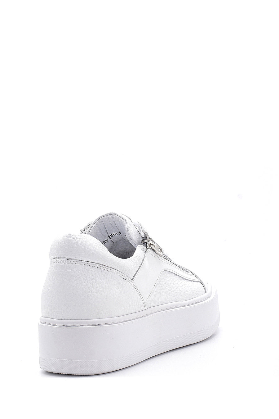 Erkek Deri Fermuar Detaylı Sneaker