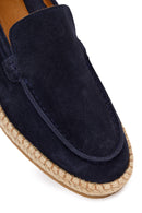 Erkek Lacivert Süet Deri Casual Loafer | Derimod