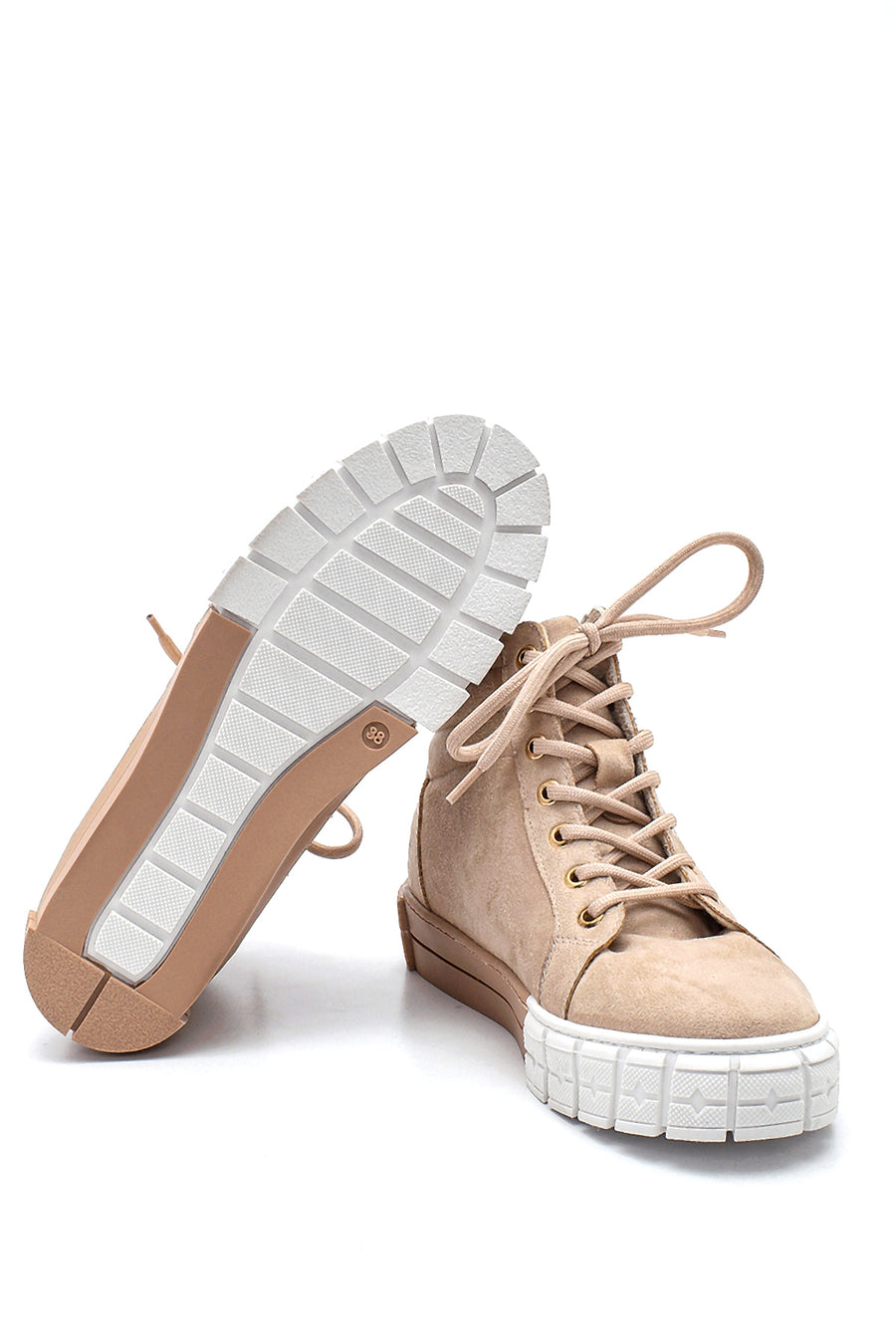 Kadın Süet Boğazlı Sneaker