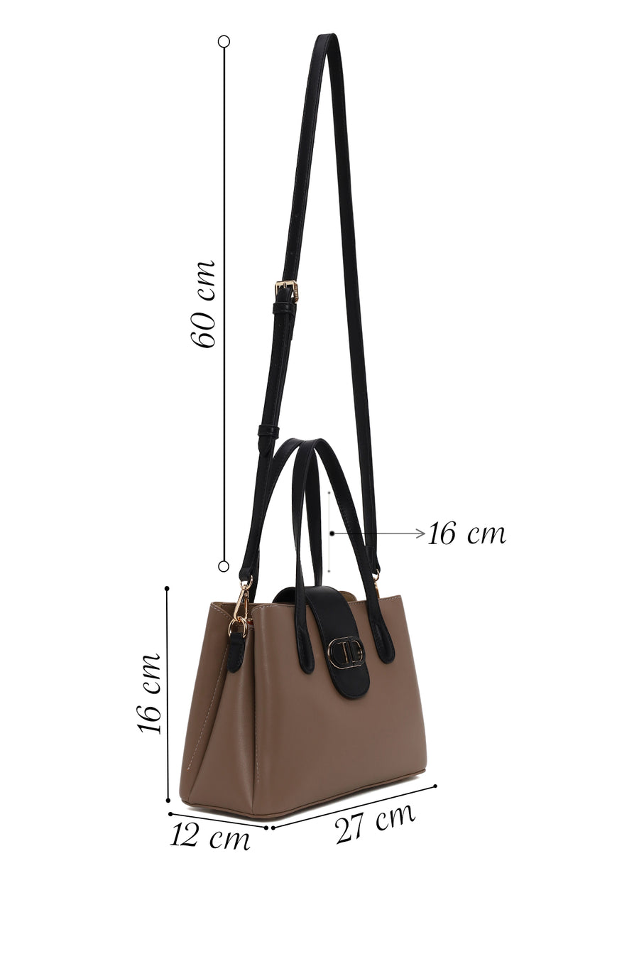 Woman Mink Long-Strap Shoulder Bag