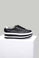 Yüksek Tabanlı Kadın Deri Sneaker | Derimod