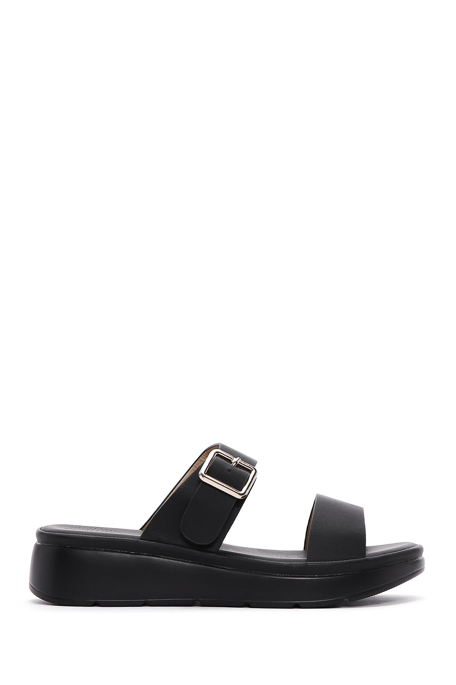 Women's Black Comfort Slippers 23SFE4700FT | Derimod