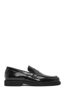 Erkek Siyah Deri Klasik Loafer | Derimod