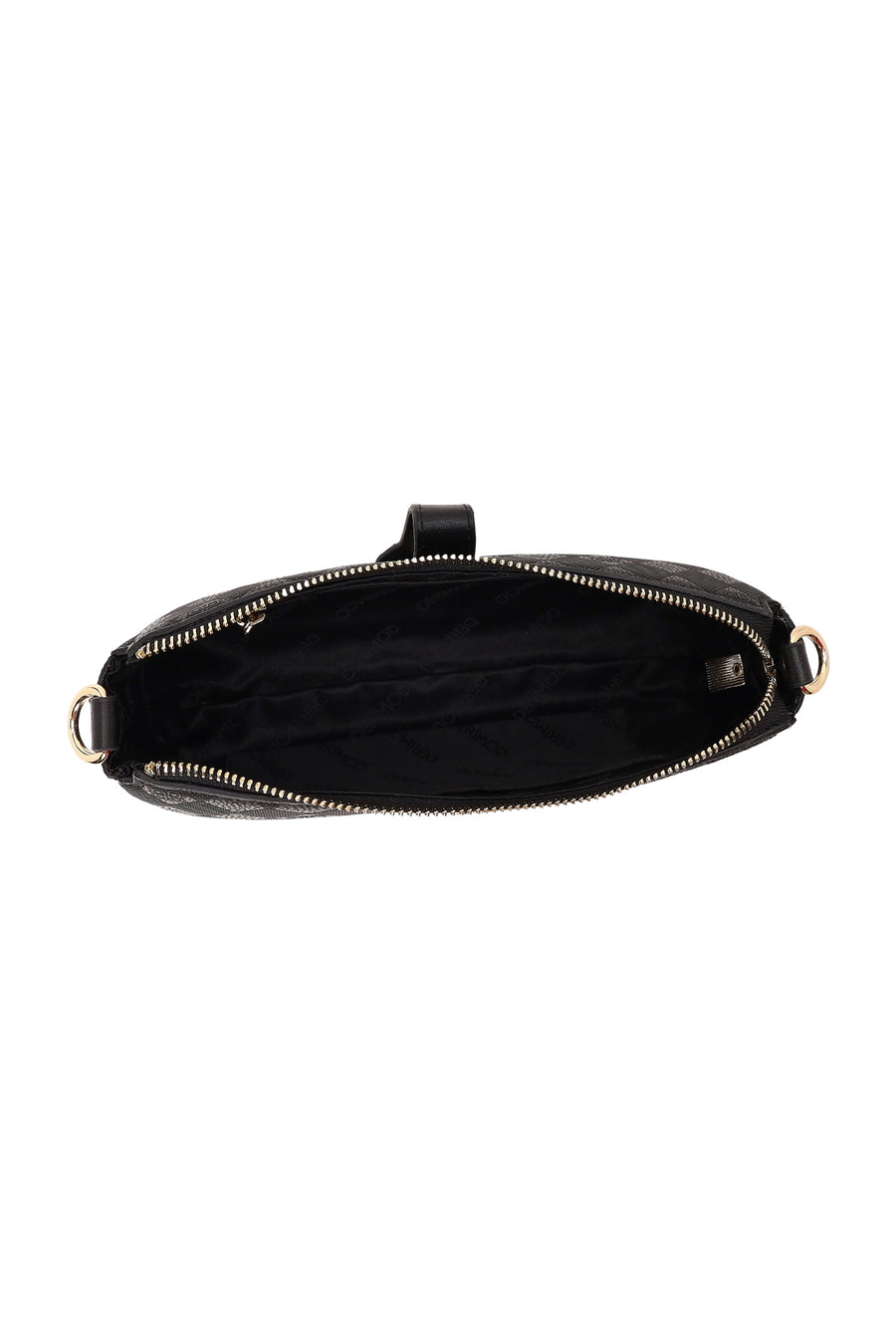 Woman Black Printed Mini Shoulder Bag