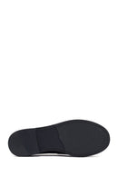 Kadın Siyah Deri Maskülen Loafer | Derimod