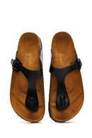 Men's Leather Flip Flops | Derimod
