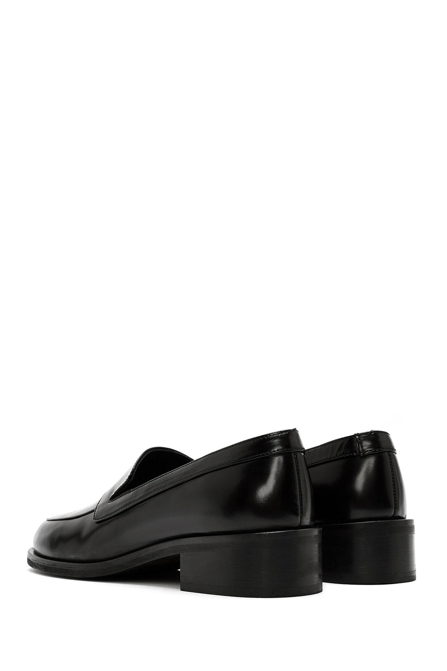 Women's Black Classic Leather Loafer
