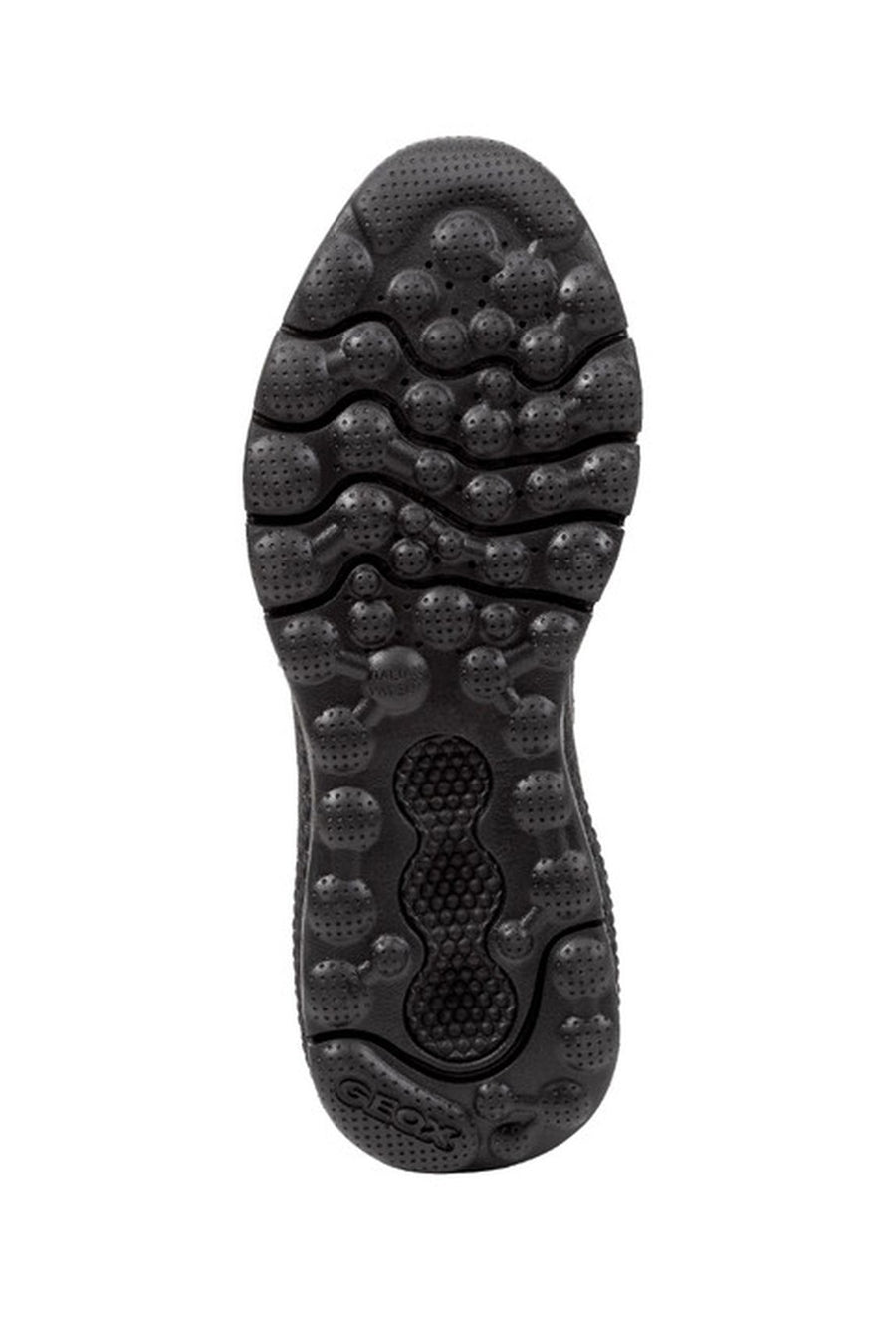 Geox Kadın Siyah Spherica Actif Kalın Tabanlı Bağcıklı Kumaş Sneaker