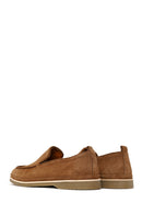 Erkek Taba Süet Deri Casual Loafer | Derimod