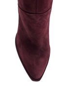 Kadın Topuklu Süet Deri Çizme | Derimod