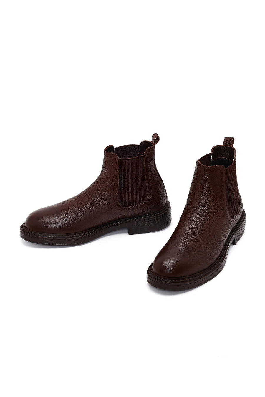 Men's Brown Leather Chelsea Boots