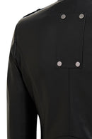Roma Women's Black Biker Leather Jacket | Derimod