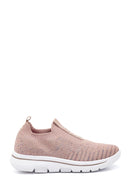 Kadın Pembe Desenli Kumaş Sneaker | Derimod