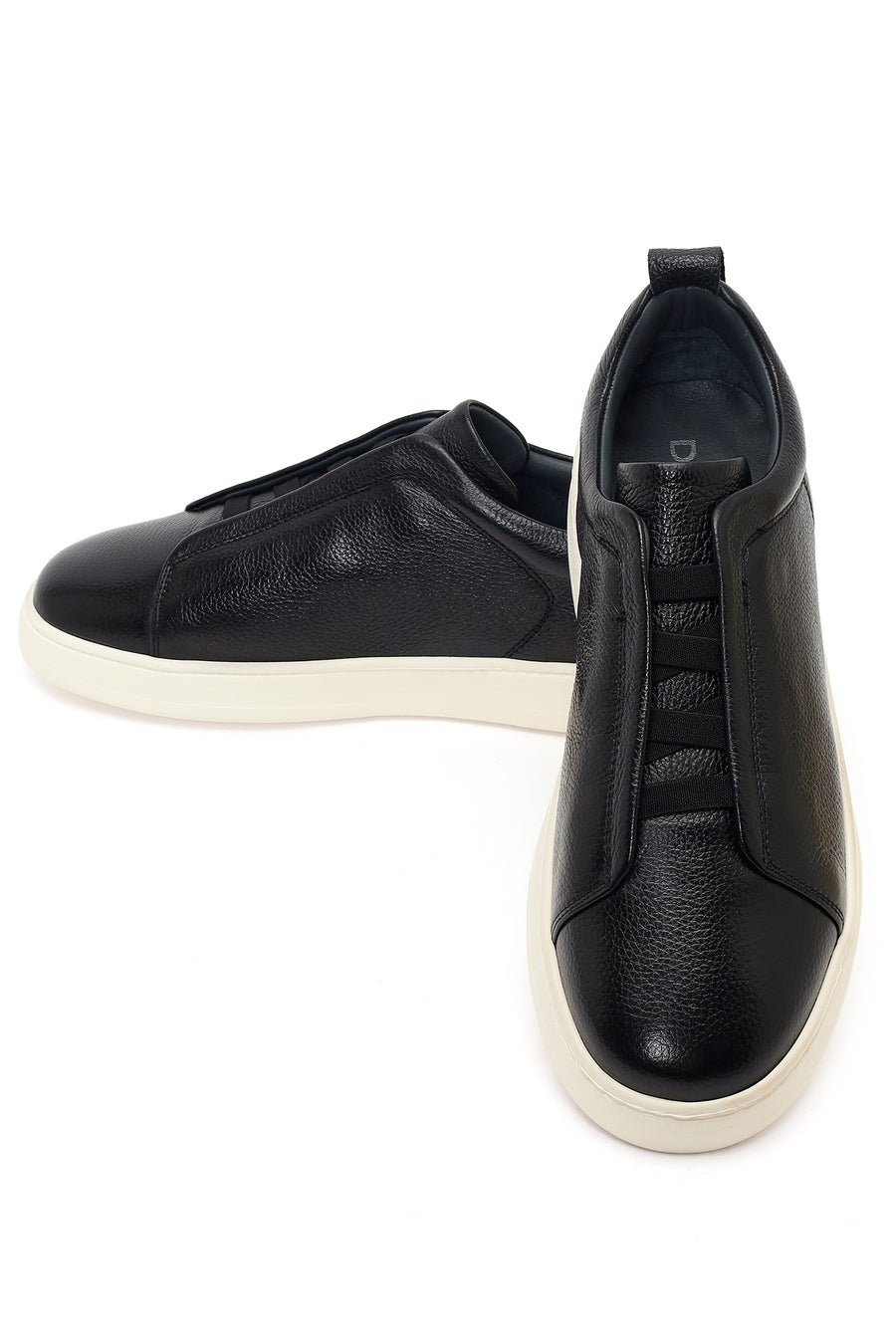 Erkek Siyah Deri Sneaker