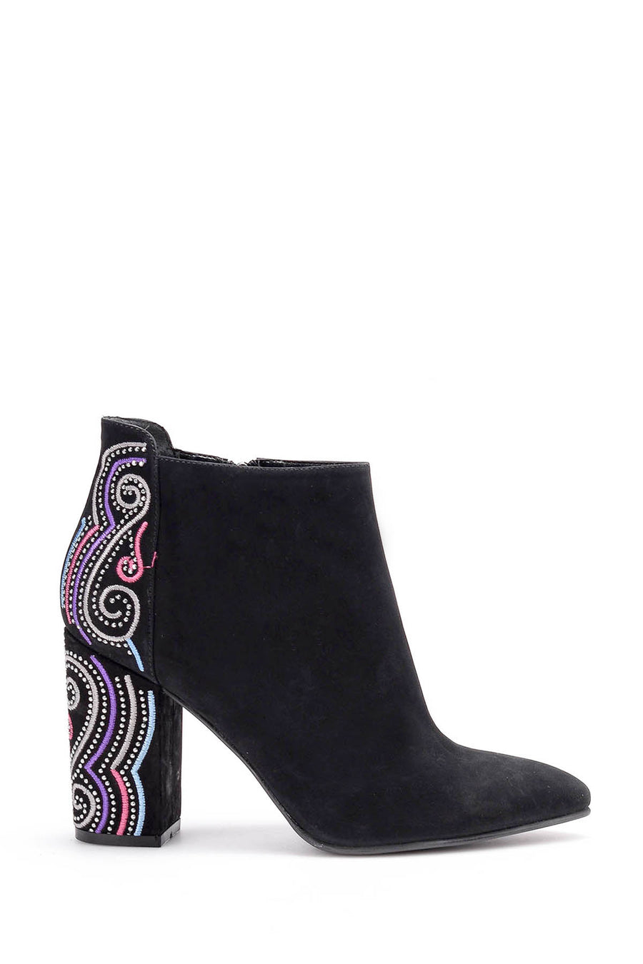 Women's Patterned Suede Boots 18WFD2475V3 | Derimod