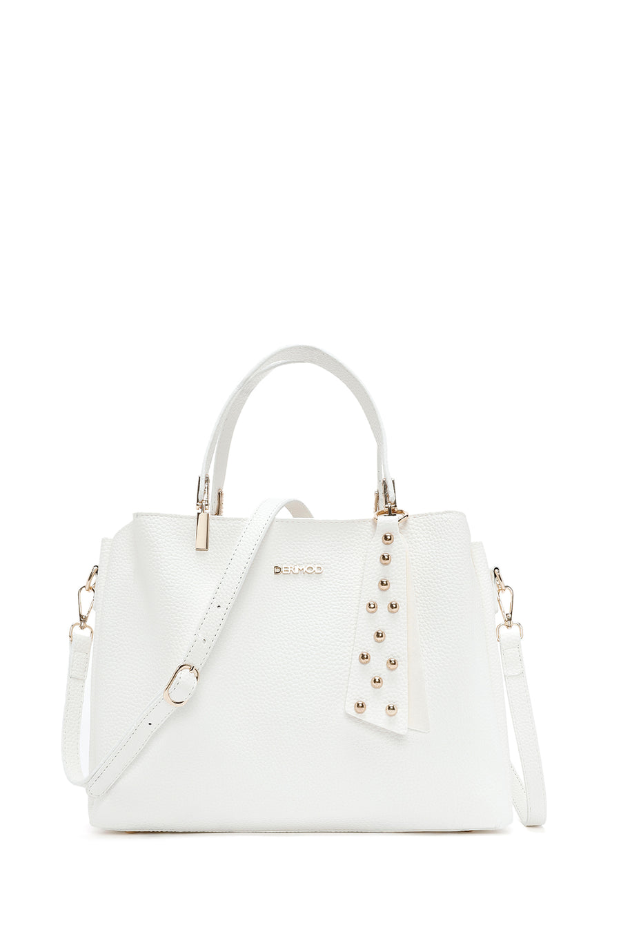 Women's White Long Strap Shoulder Bag 25SBD2010FT | Derimod