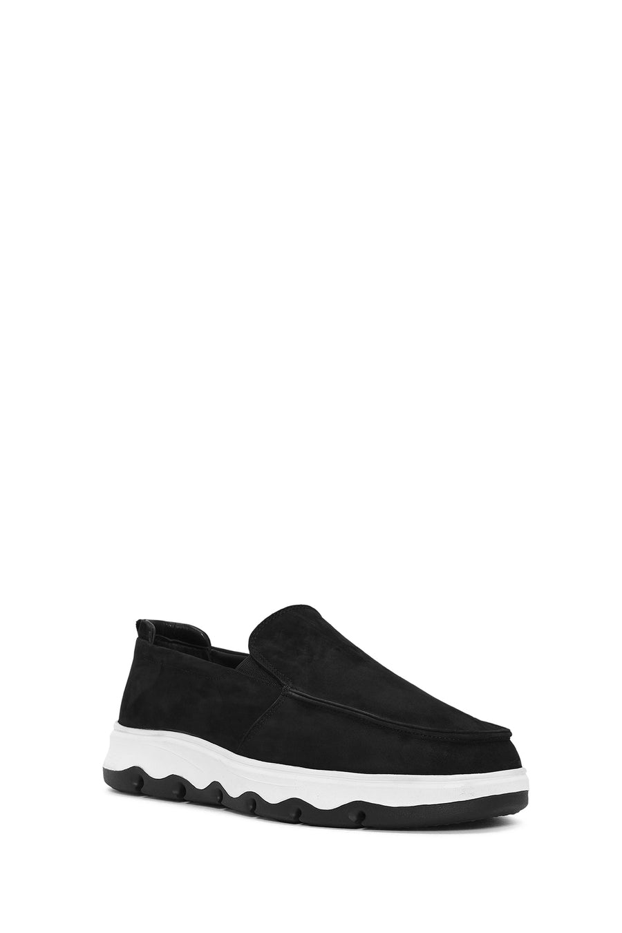 Erkek Siyah Nubuk Deri Comfort Loafer