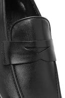 Erkek Siyah Deri Loafer | Derimod