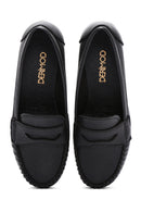 Kadın Siyah Dolgu Topuklu Loafer | Derimod