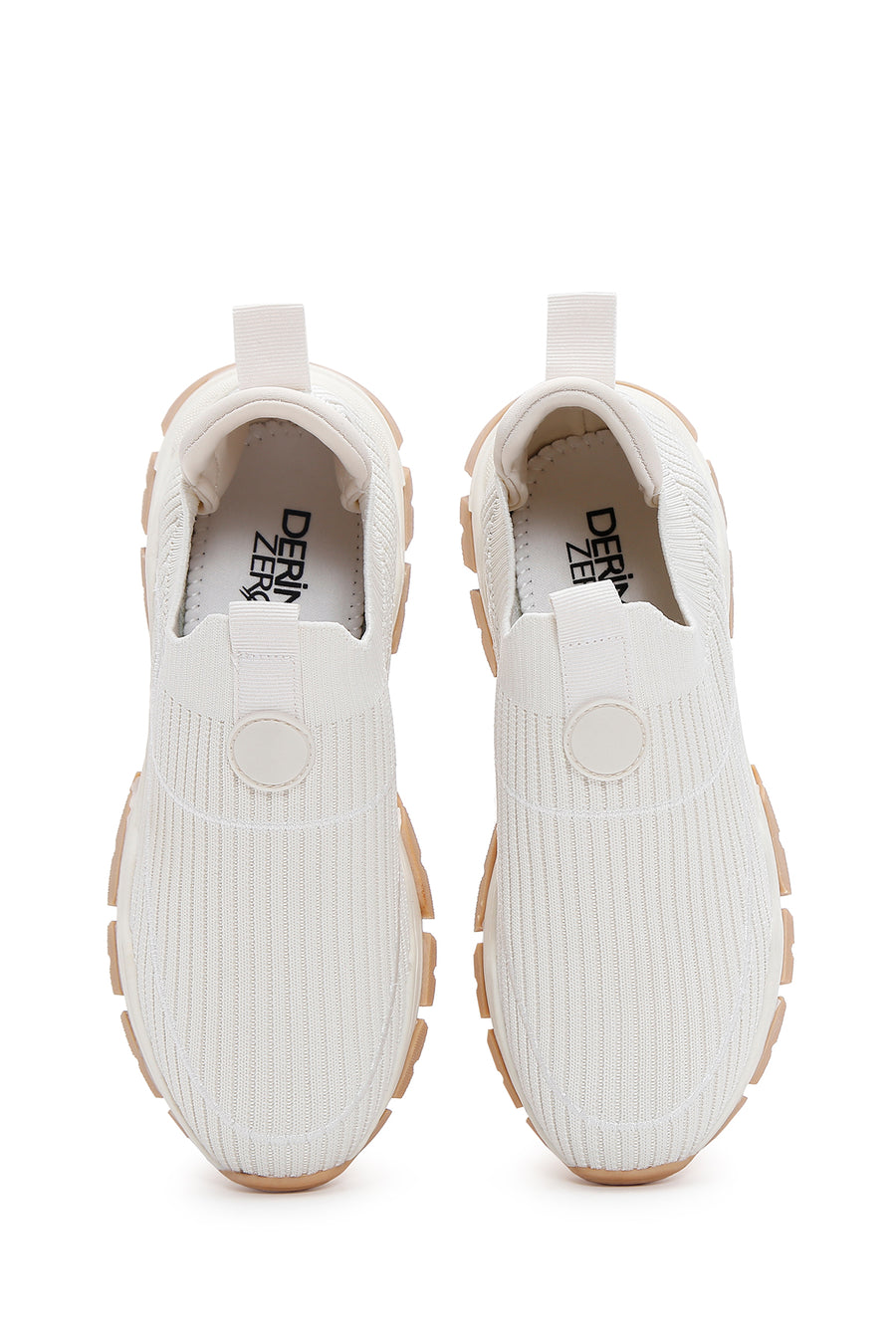 Kadın Beyaz Kalın Tabanlı Sneaker