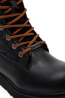 Harley Davidson Women's Black Katy Leather Boots | Derimod
