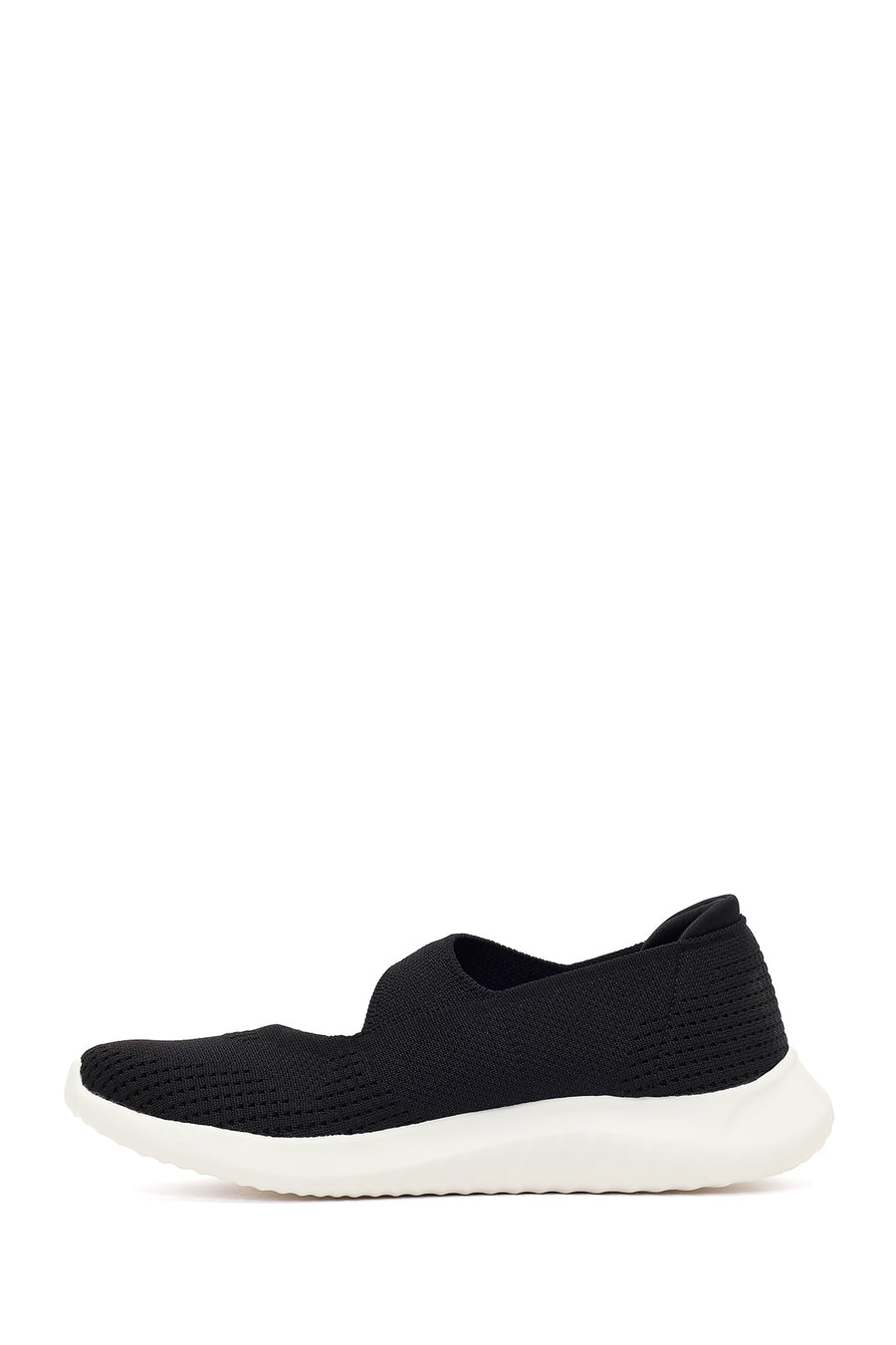 Derimod Zero Women's Black Thick-Soled Fabric Shoes