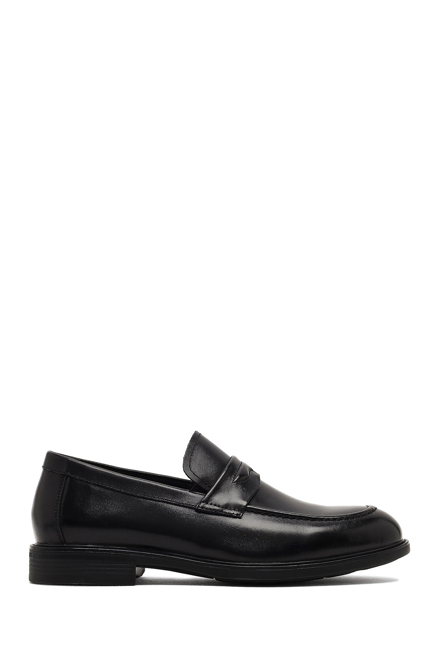 Erkek Siyah Deri Loafer 25WFD6916FT | Derimod