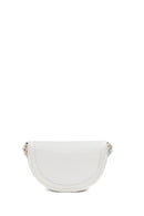 Woman White Long-Strap Printed Mini Crossbody Bag | Derimod