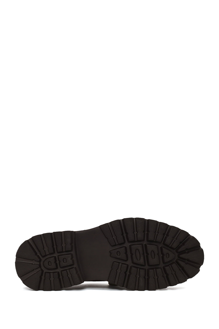 Male Brown Double-Buckle Thick-Soled Suede Casual Shoes