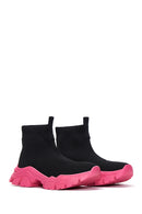 Kadın Siyah Kalın Tabanlı Bilekli Sneaker | Derimod