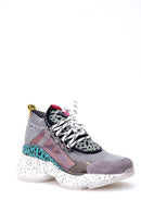 Kadın Leopar Detaylı Sneaker | Derimod
