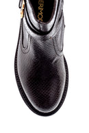 Women's Snakeskin Patterned Boots | Derimod