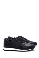 Erkek Deri Desenli Sneaker | Derimod
