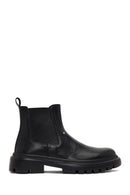 Men's Black Leather Chelsea Boot | Derimod