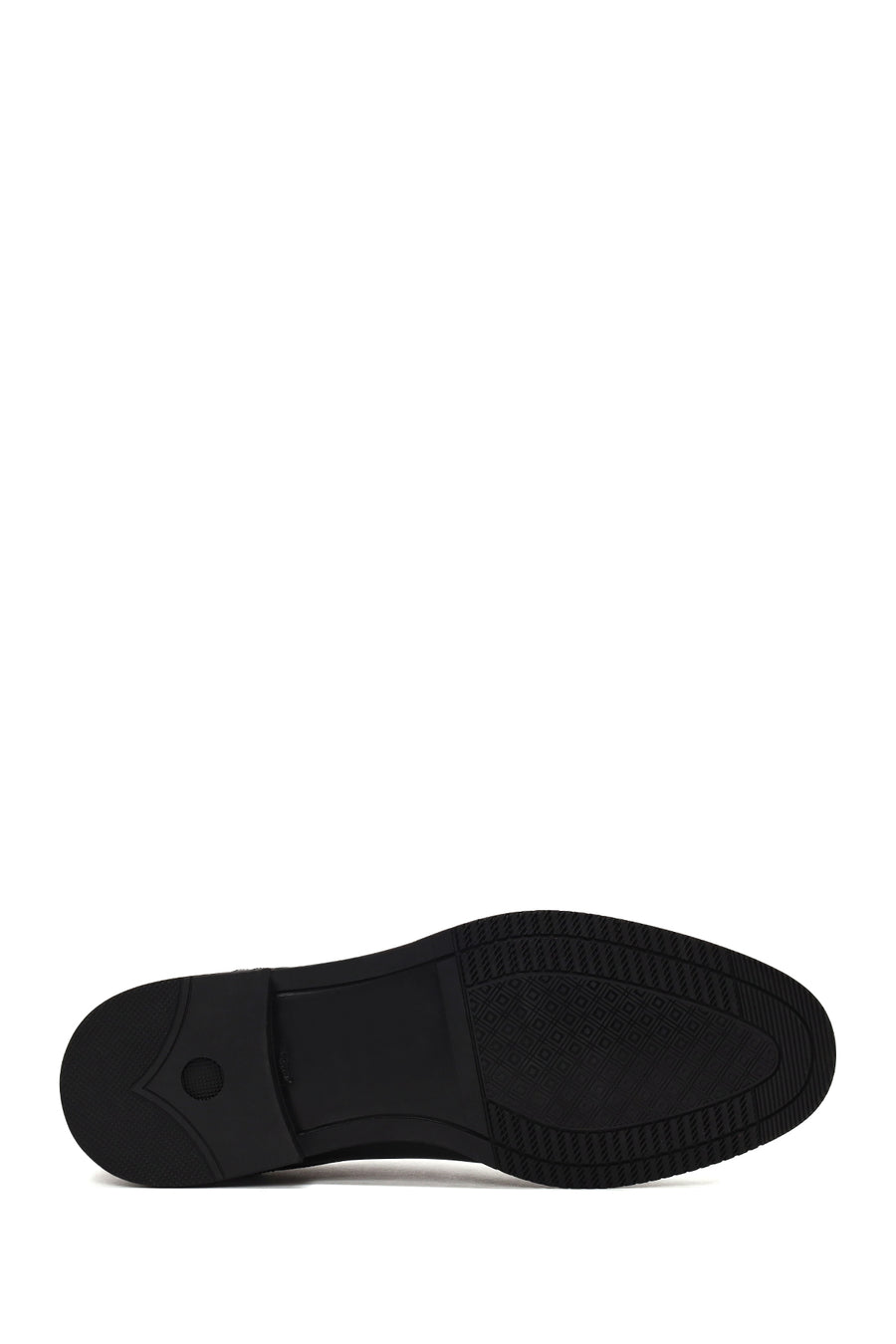 Male Black Lace-Up Leather Casual Shoes