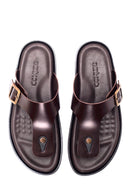 Men's Leather Flip Flops | Derimod