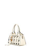 Woman Cream Long-Strap Knitted Mini Shoulder Bag | Derimod