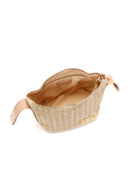 Women's Beige Long Straw Mini Handbag | Derimod