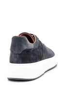 Men's Leather Suede Sneaker | Derimod