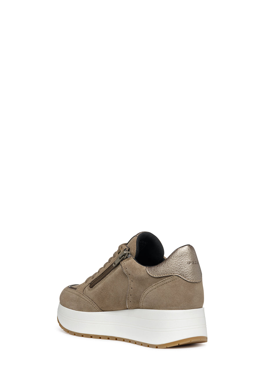 Geox Women's Mink New Kency Wedge Sole Sneaker