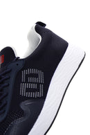 Derimod Zero Men's Navy Blue Lace-Up Thick Sole Sneaker | Derimod