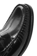 Erkek Siyah Deri Klasik Loafer | Derimod