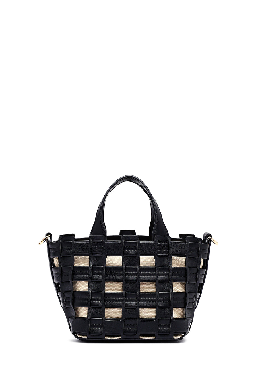 Kadın Siyah Uzun Askılı Örgü Kol Çantası