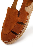 Woman Taba Suede Espadrilles Sandal | Derimod