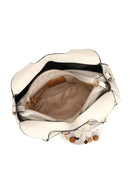 Woman Cream Long-Strap Knitted Mini Shoulder Bag | Derimod