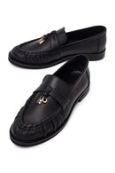 Kadın Siyah Deri Maskülen Loafer | Derimod