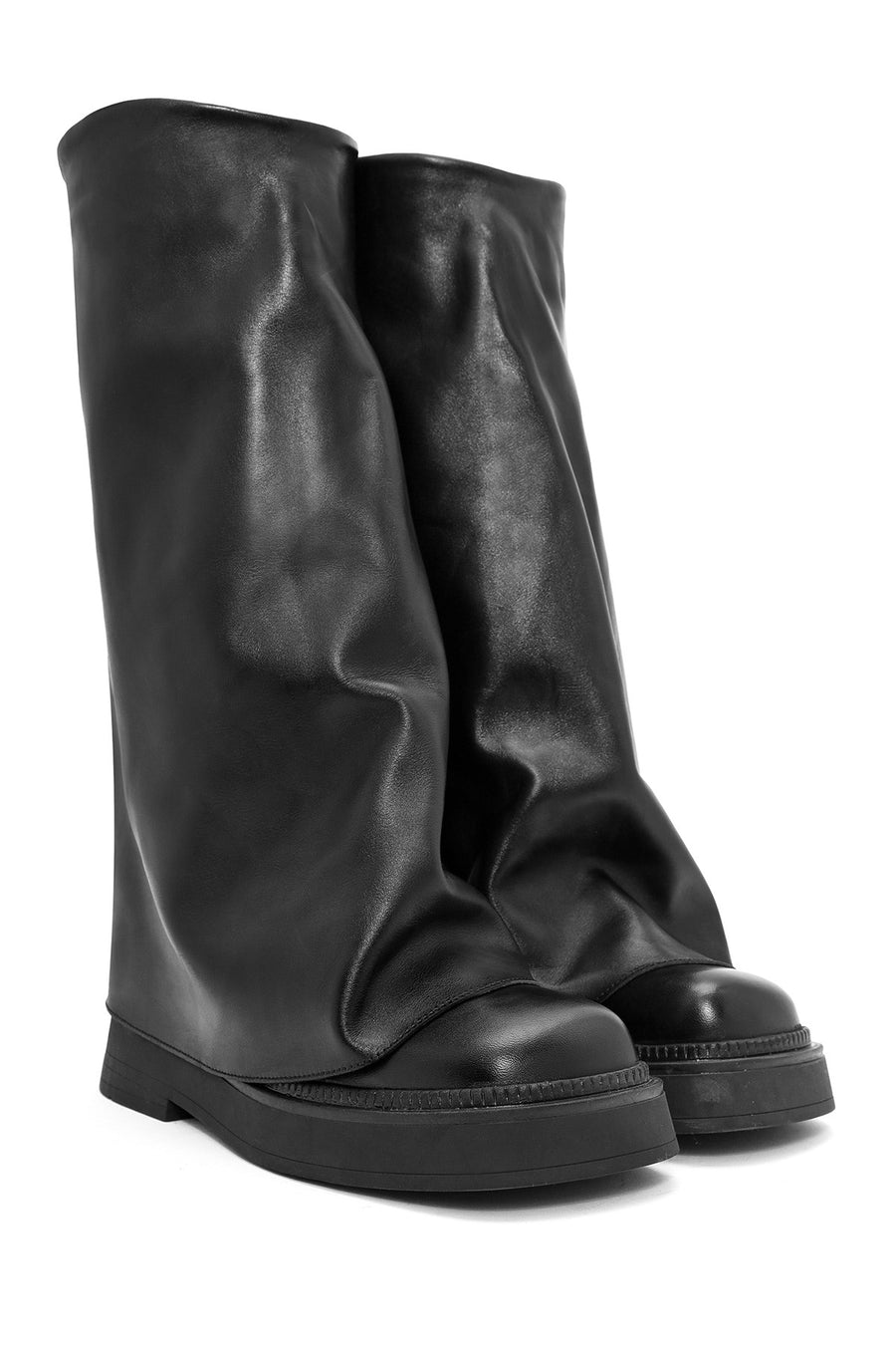 Women's Black Leather Boots